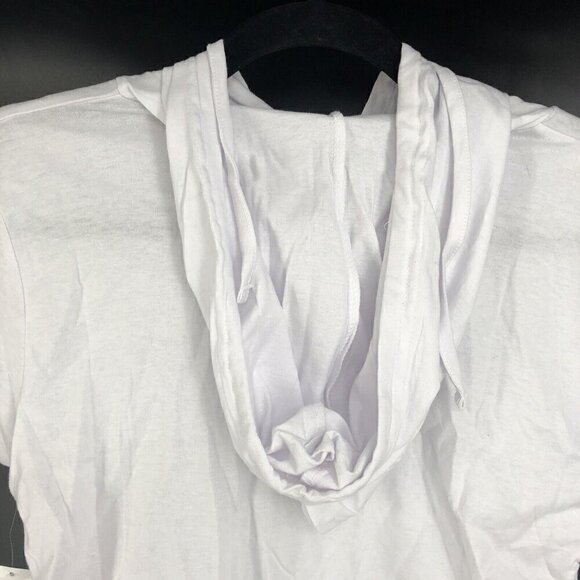 Graphic T-Shirt Thou Shalt Not Try Me Mood 24:7 White Hooded Sz S M L XL Juniors - Picture 5 of 7